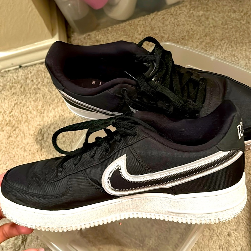 Black Nike sneakers